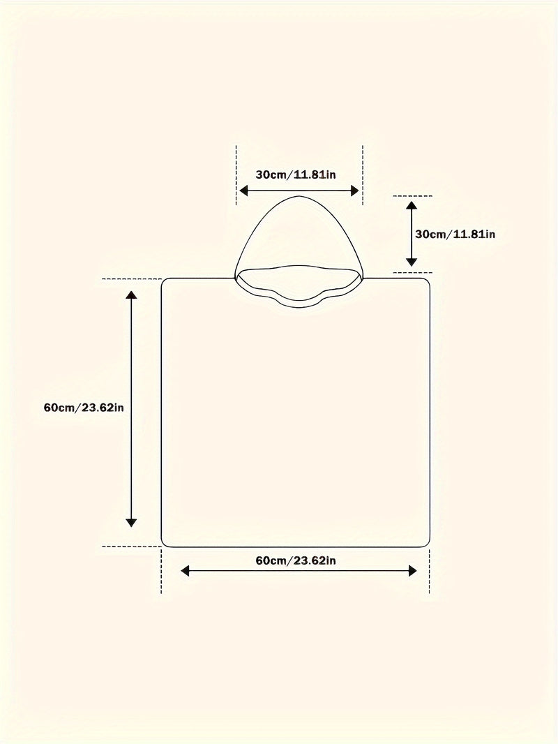 Spider Web Hooded Bath Towel – Flame-Resistant & Multi-Use Cape