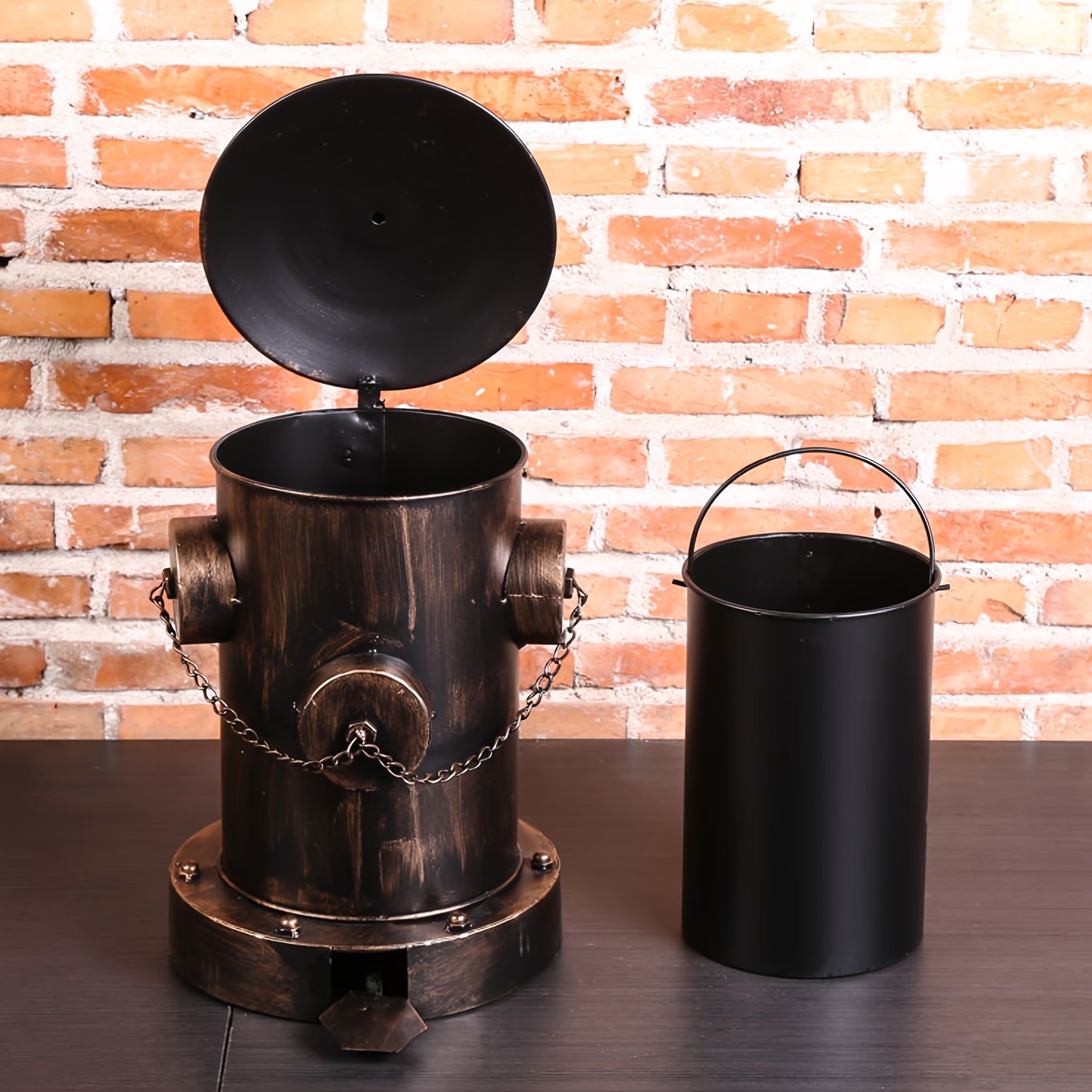Vintage Fire Hydrant Trash Can - The Perfect Father's Day Gift for Home