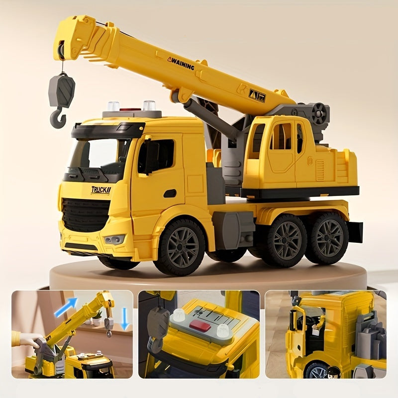 Powerful Crane Truck - Playful Fun with Sound and Light