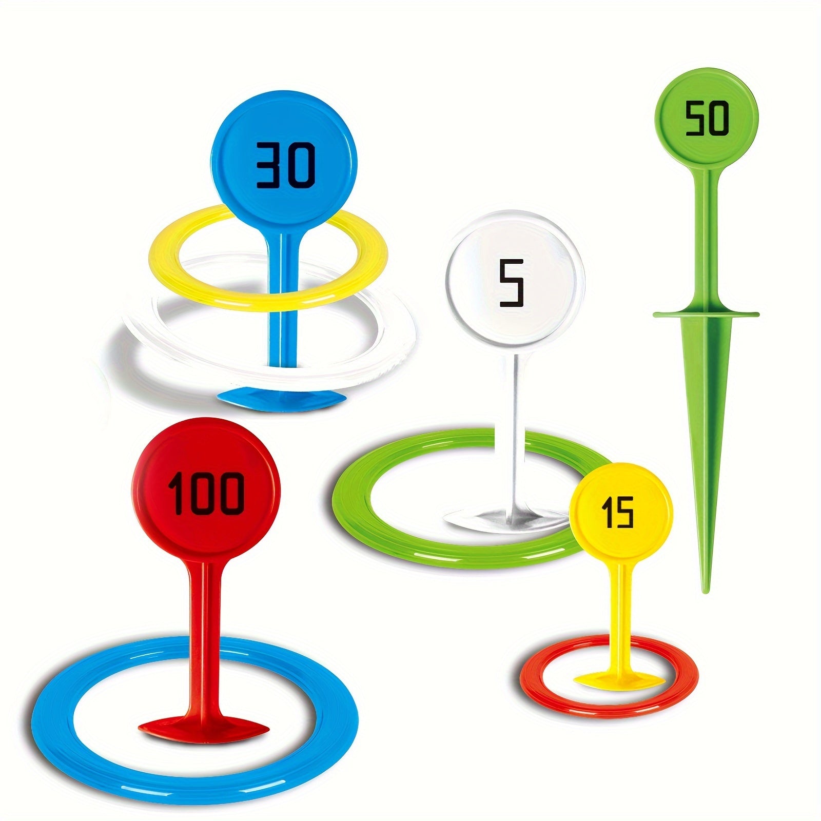 Colorful Ring Toss Set - For Fun Outdoor Activities