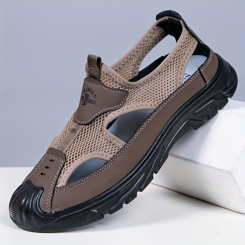 Breathable Mesh Slip-On Shoes for Men – Perfect for Summer, Beach, and Outdoor Sports