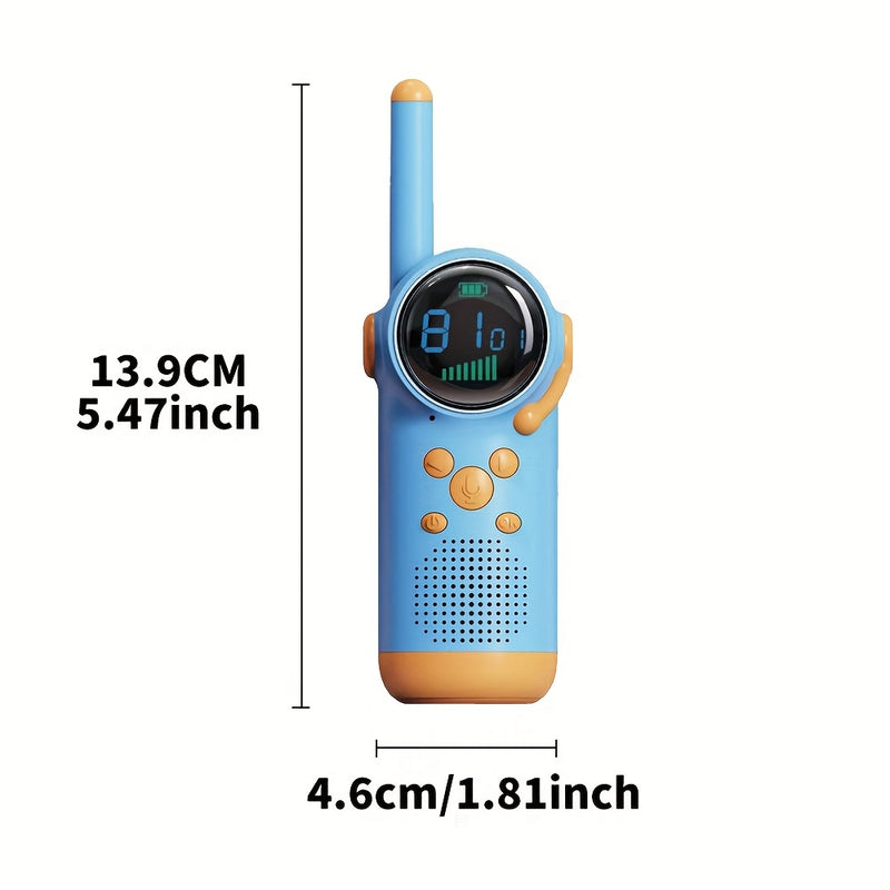 Kids Walkie-Talkies Pair – 3-Mile Range & Rechargeable Battery