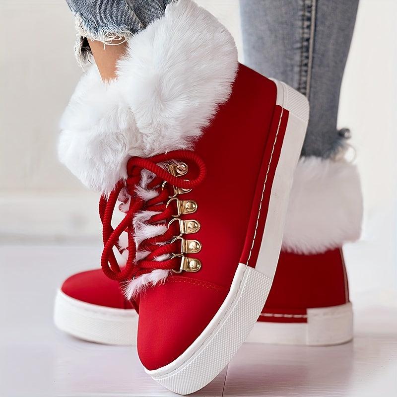 Isabelle Fluffy Boots - For Winter Warmth and Comfort