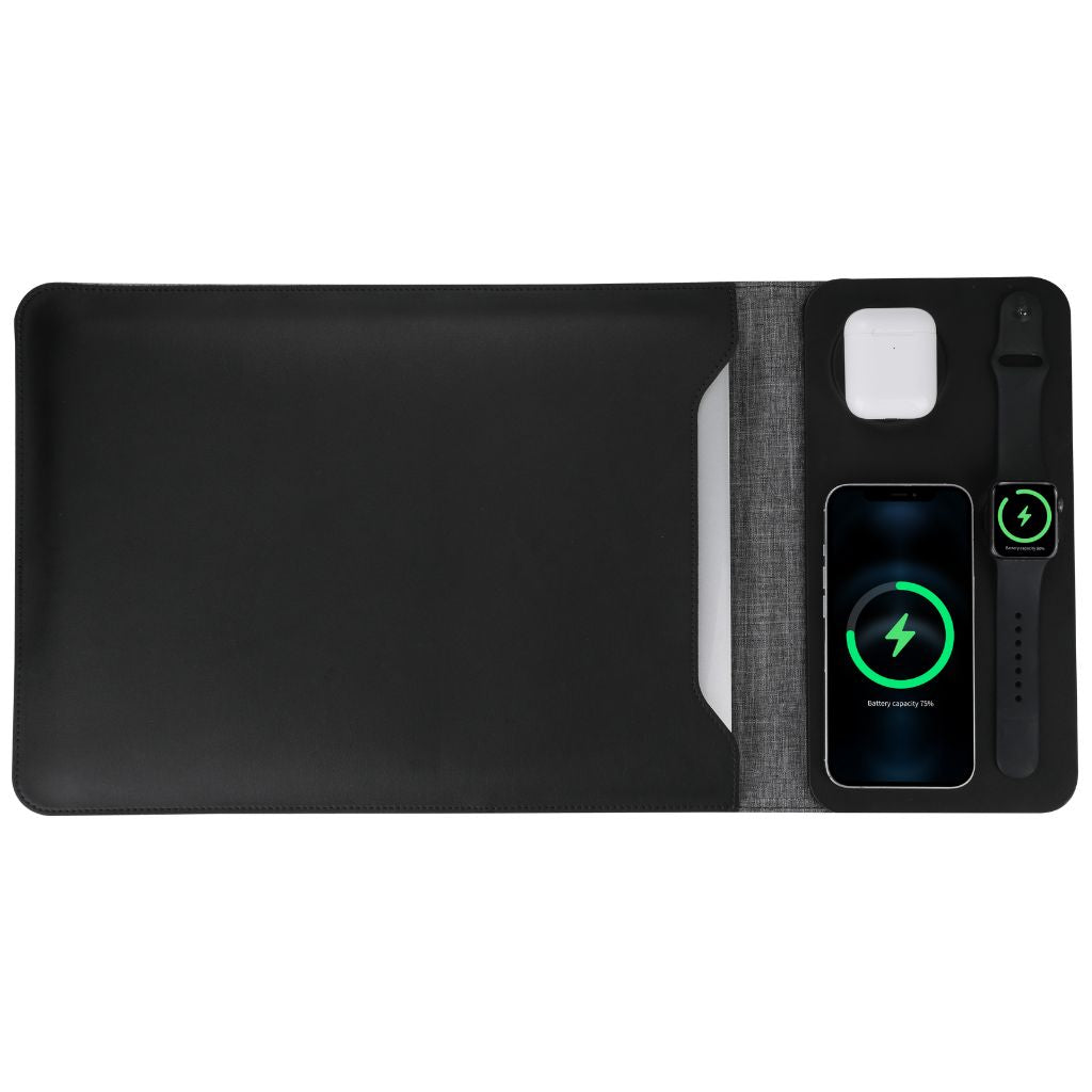 PowerDesk Sleeve – Slim Laptop Case with Wireless Charging Function