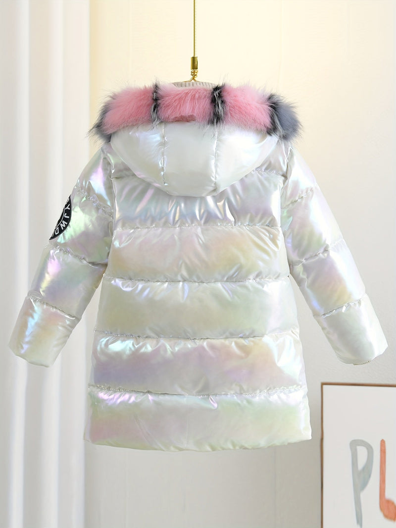 Ivy Shiny Winter Jacket for Children - Trendy and Warm for Cold Days