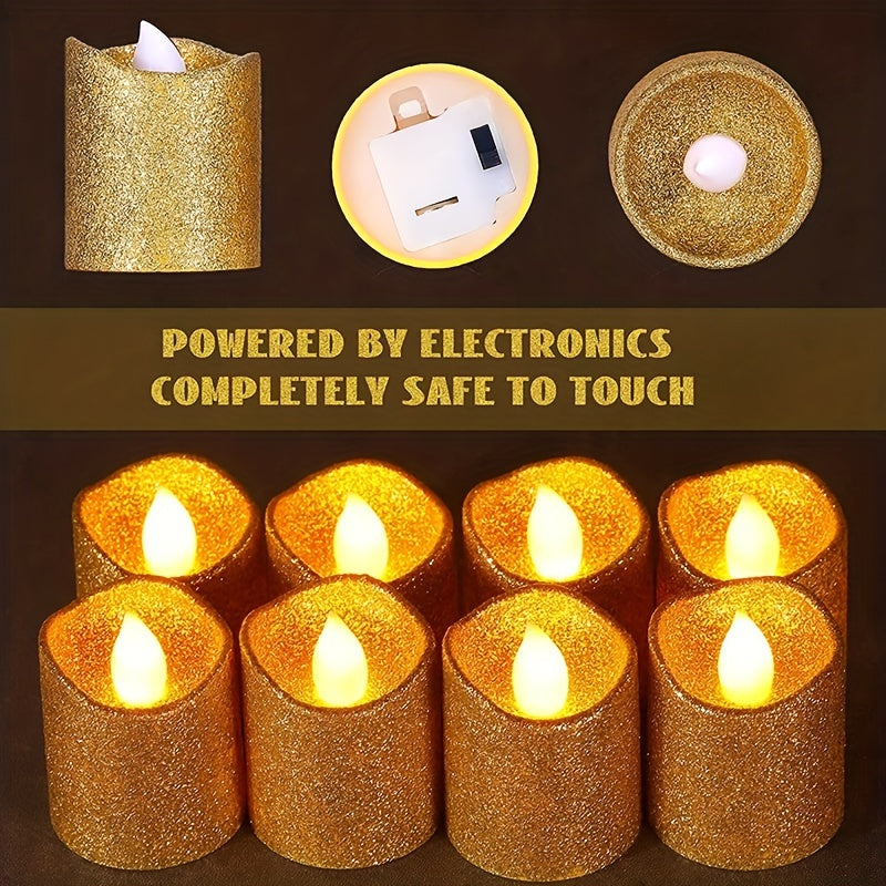 Glittering LED Candles – For a Cozy Atmosphere