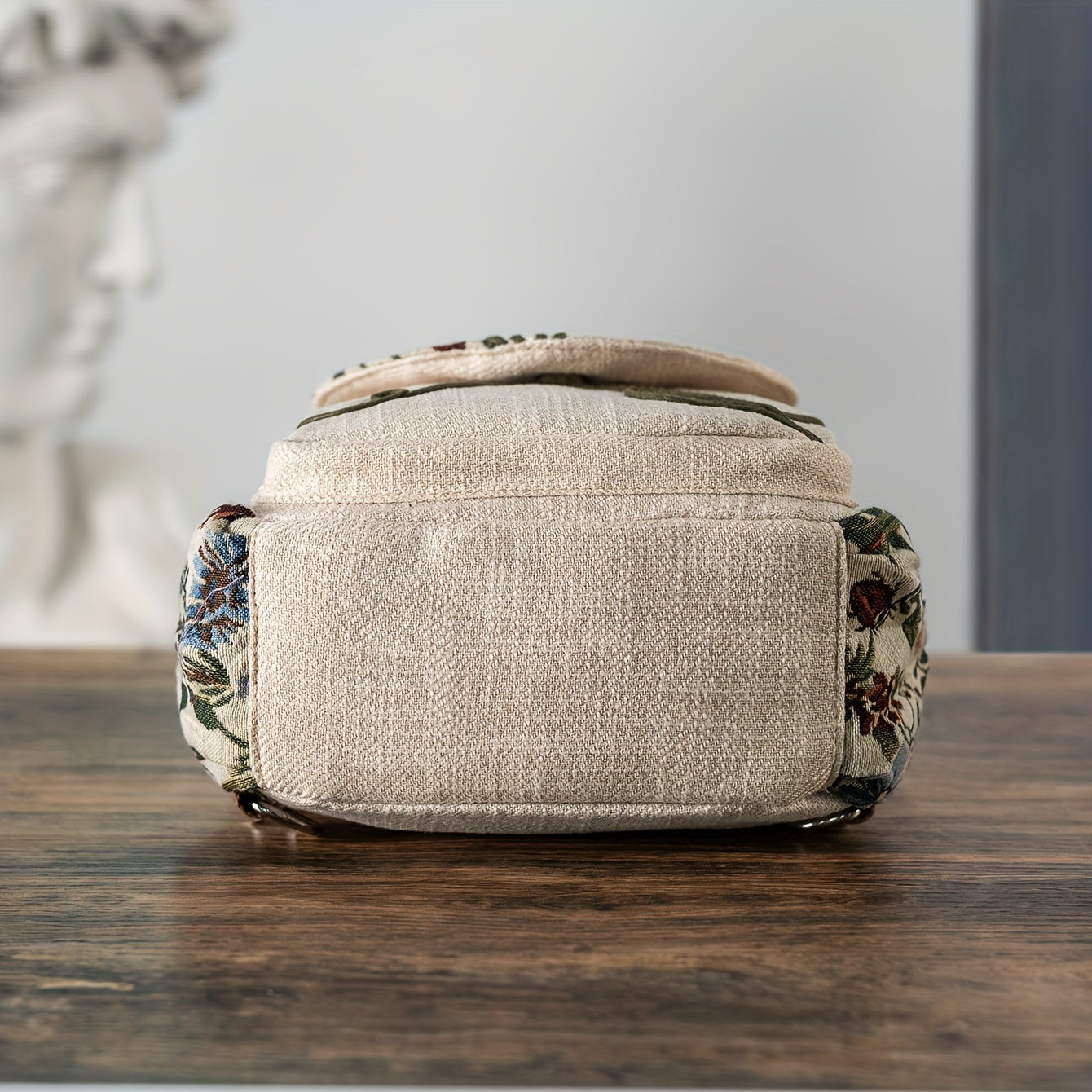 EthnoCharm Embroidered Backpack – Artistic and Practical
