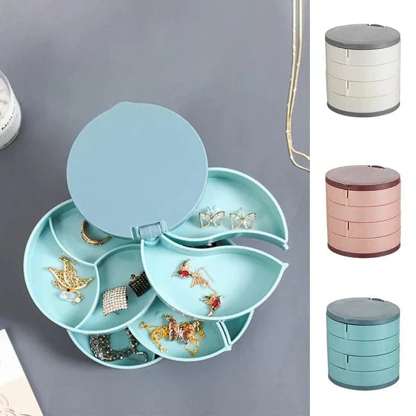 Rotatable Jewelry Storage Box (4 Layers)