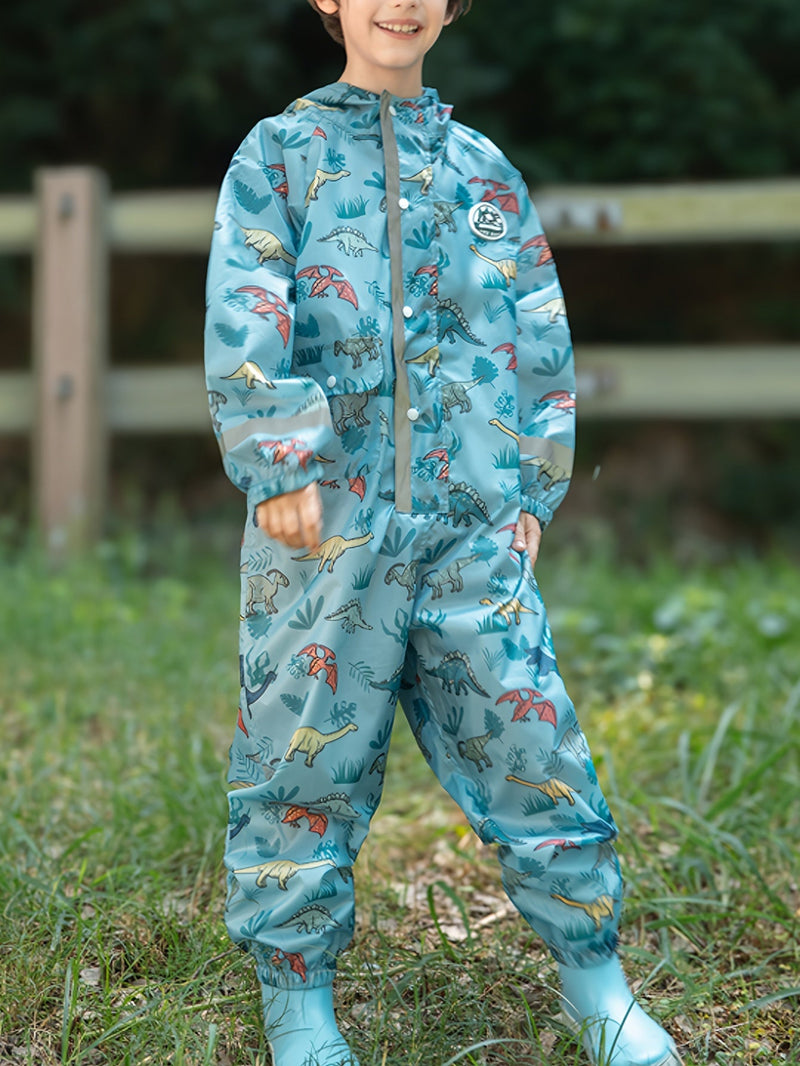 Kids' Dinosaur Rain Suit – Protective and Comfortable for Outdoor Adventures
