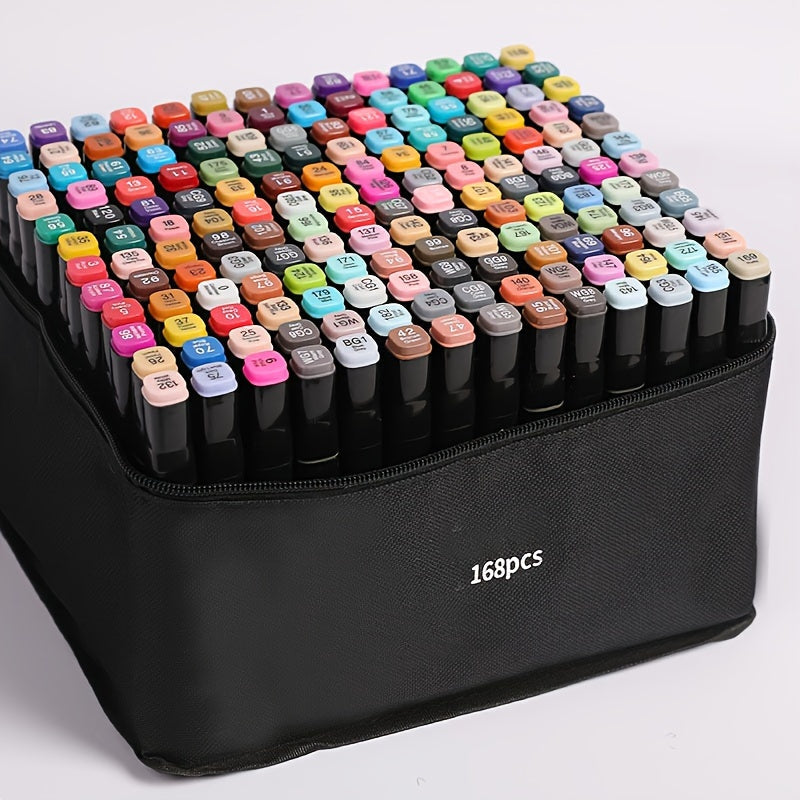 TouchHero 168 Colors Alcohol Markers Set – Professional and Versatile