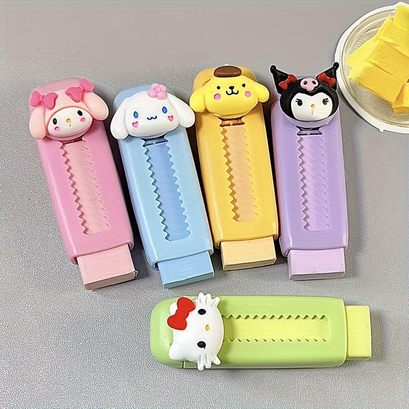 Sanrio Figure Eraser Set - For Fun and Precise Corrections