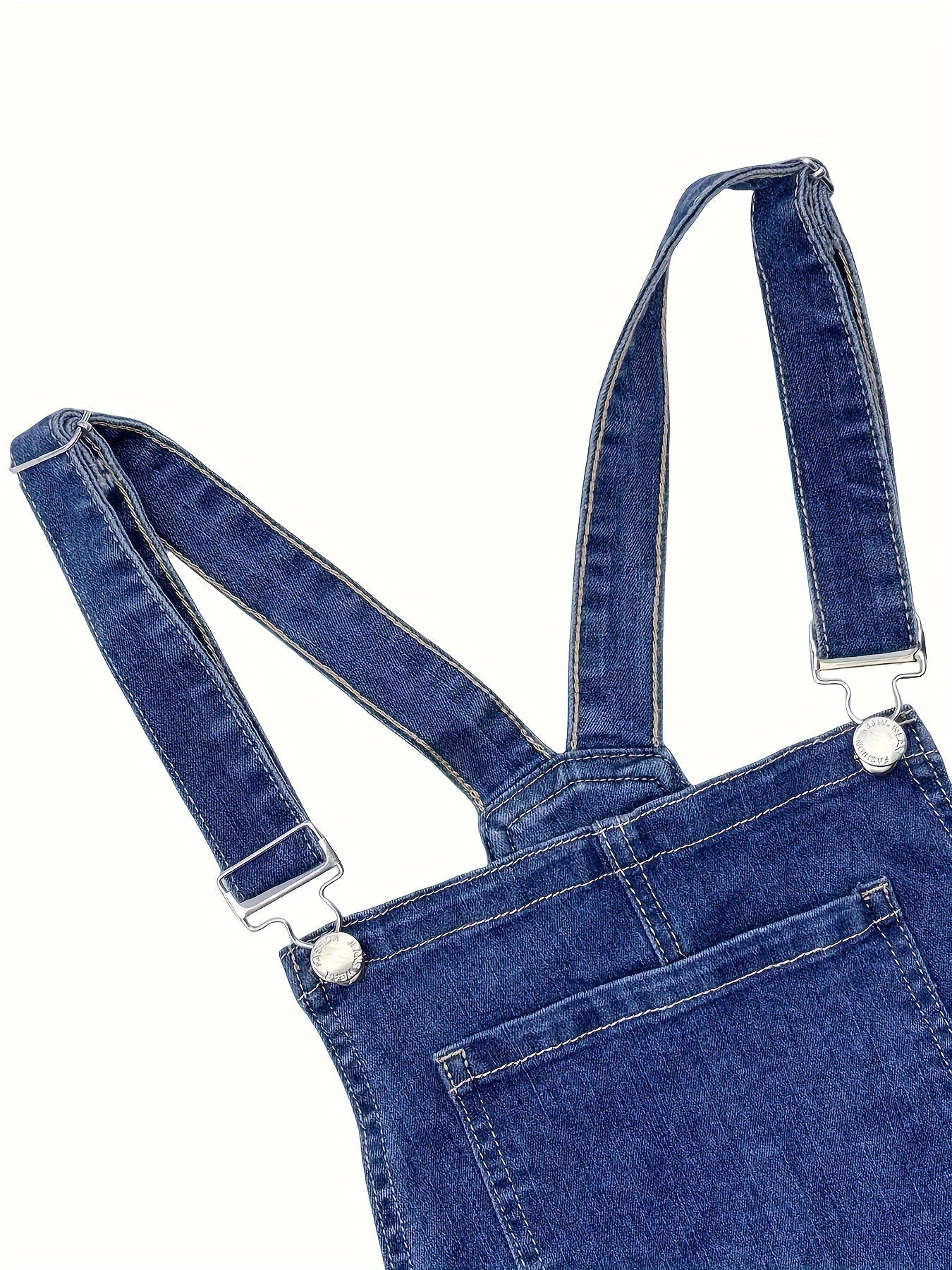 Stylish Denim Overalls Jumpsuit for Women – Sleeveless and Skinny Fit for Casual Outfits