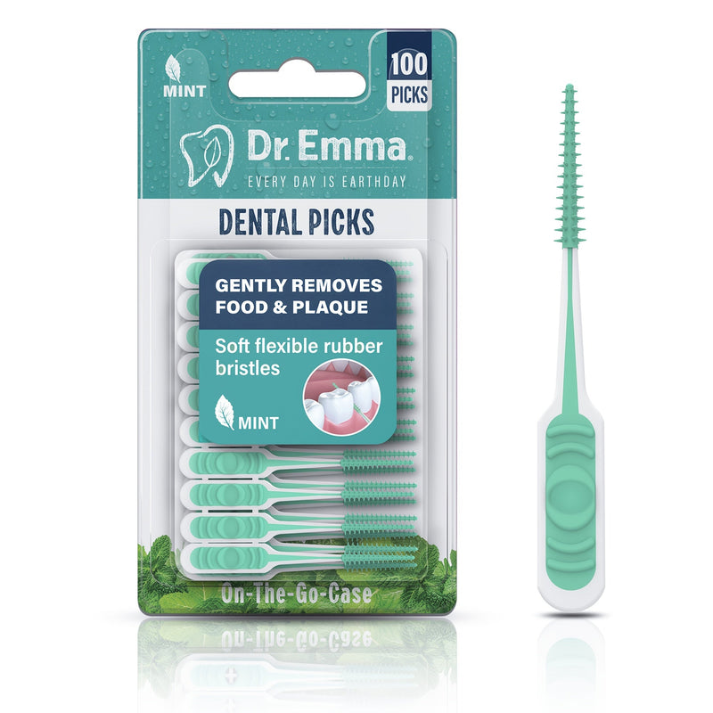 Soft Interdental Toothpicks – Mint Fresh and Ergonomically Designed