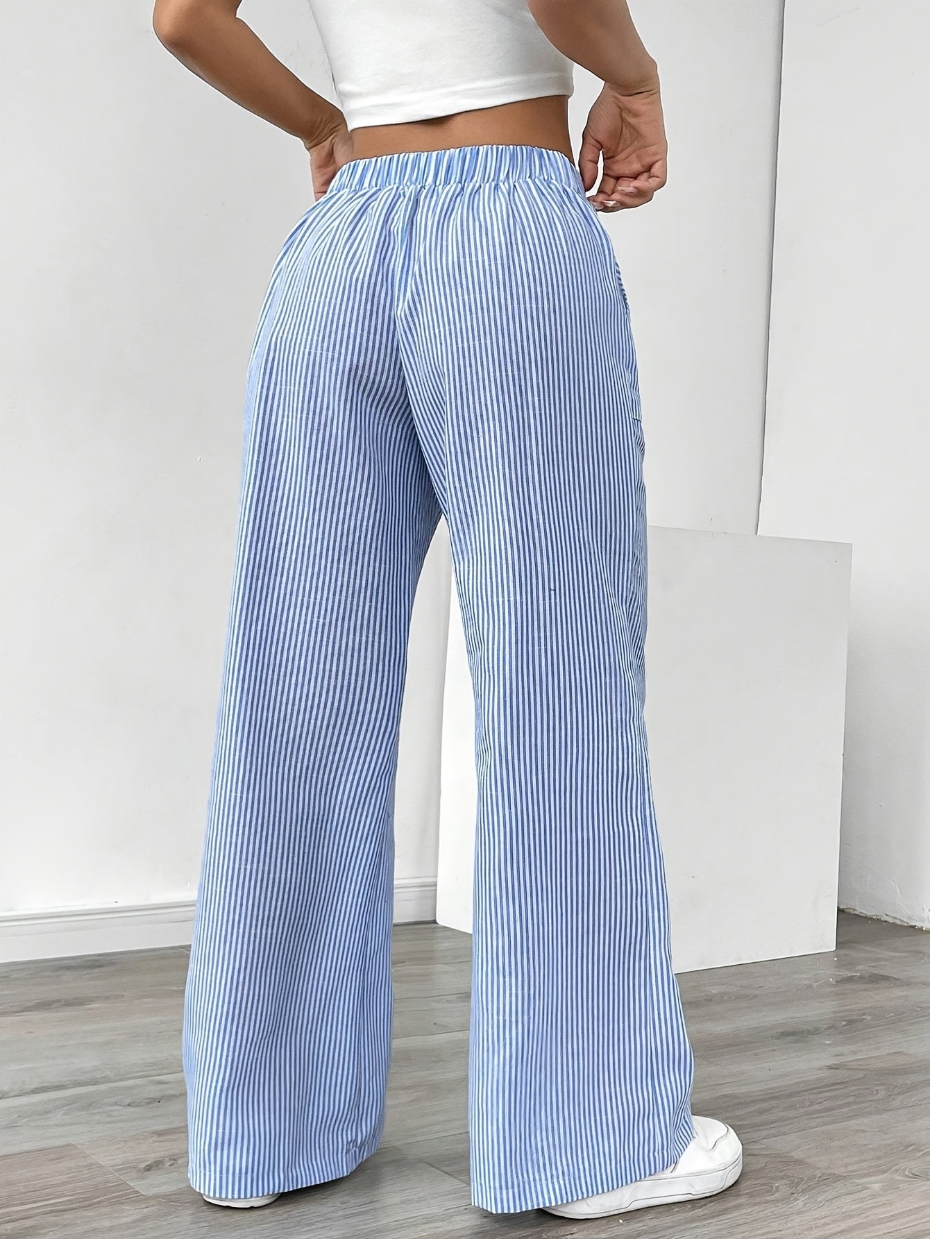 Ladies Wide Leg Trousers - Casual Comfort with Style