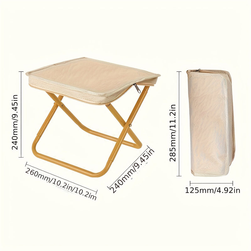 Foldable Chair with Handle - Easy to Take Along for Outdoor Adventures