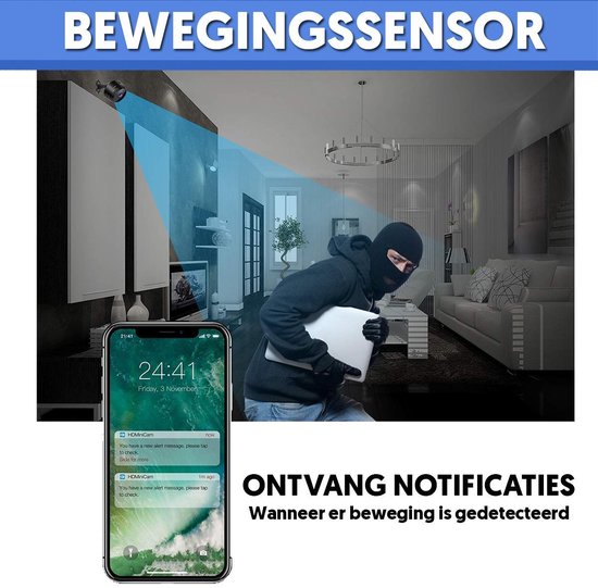 SecureCam - Mini Security Camera - HD - 1080P - Wireless