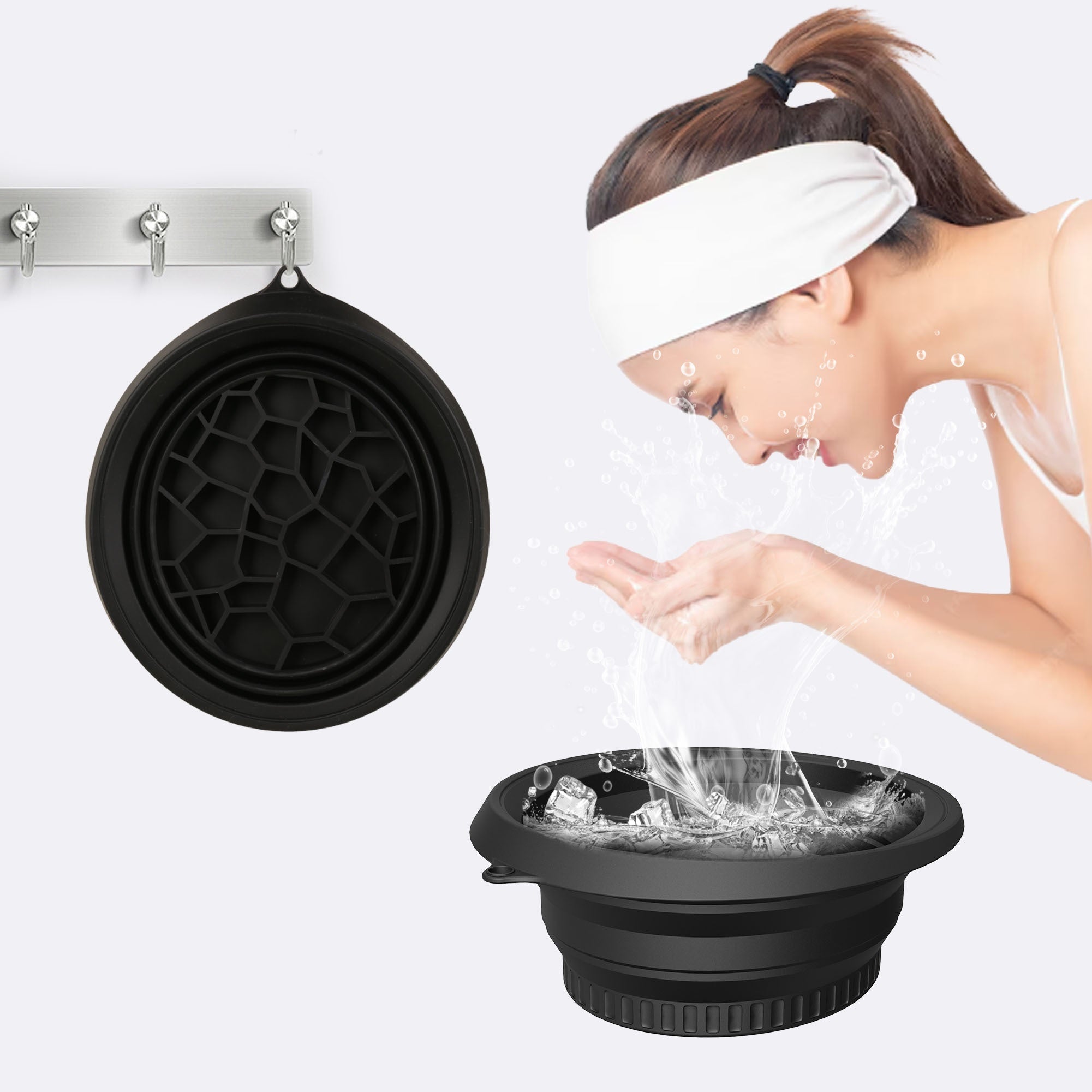 FlexiCool Silicone Ice Tray – Handy and Compact for Refreshing Soaks