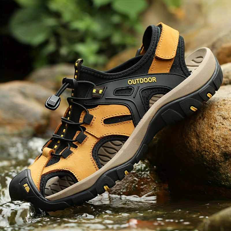 Men’s Premium Leather Fisherman Sandals – Comfortable & Durable