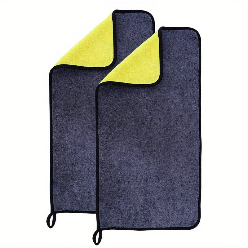 Double-Sided Coral Fleece Car Wash Towel – Soft and Absorbent for Shine