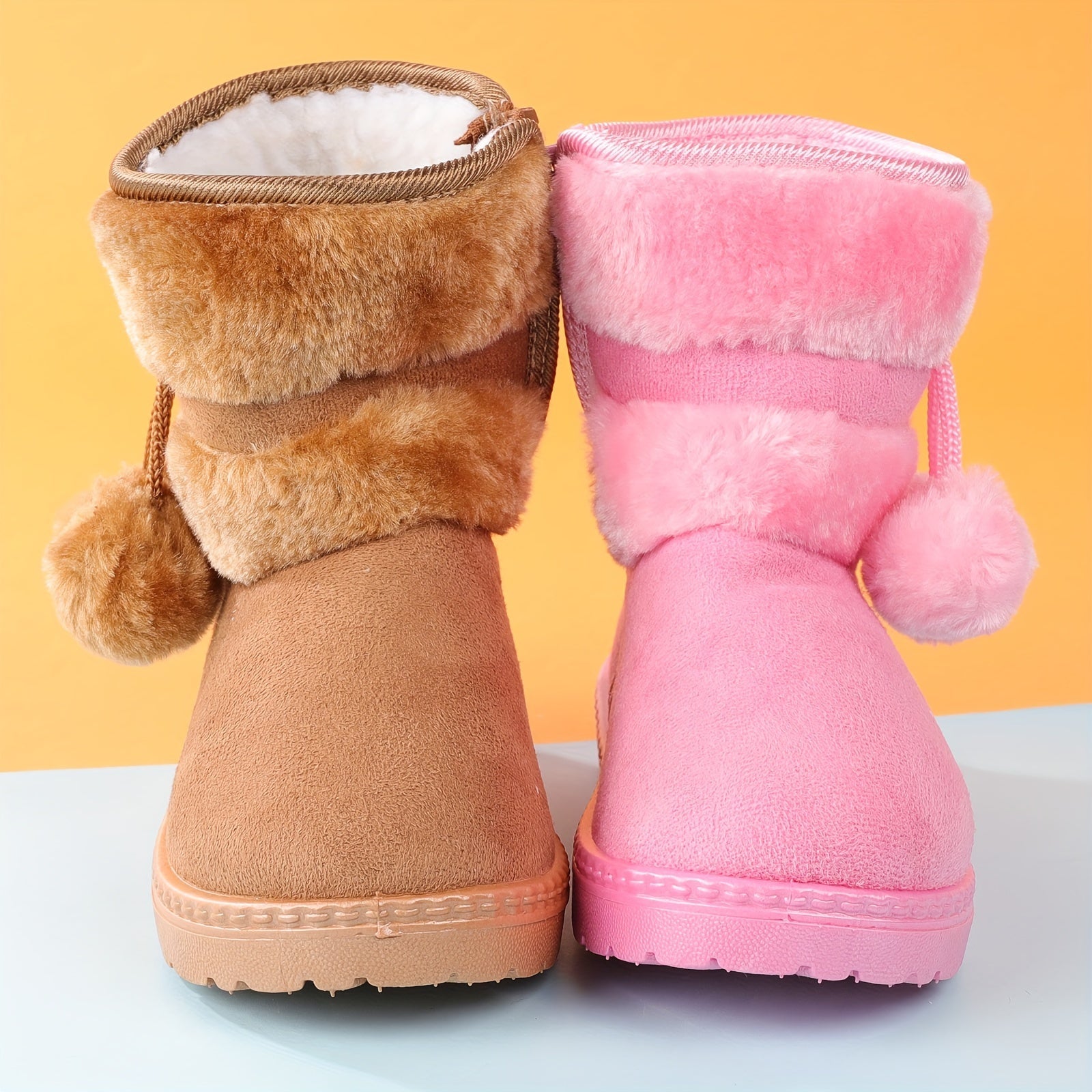 Cute Plush Boots for Kids - For Warmth and Comfort
