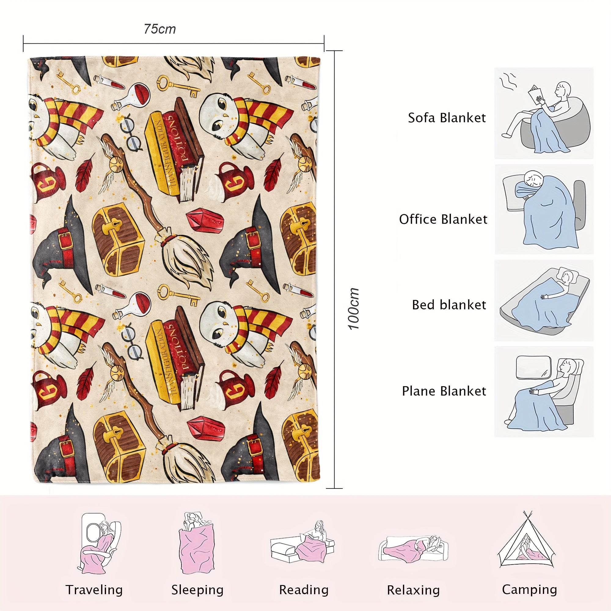 Magical Harry Potter Blanket – For an Enchanting Atmosphere in Your Home
