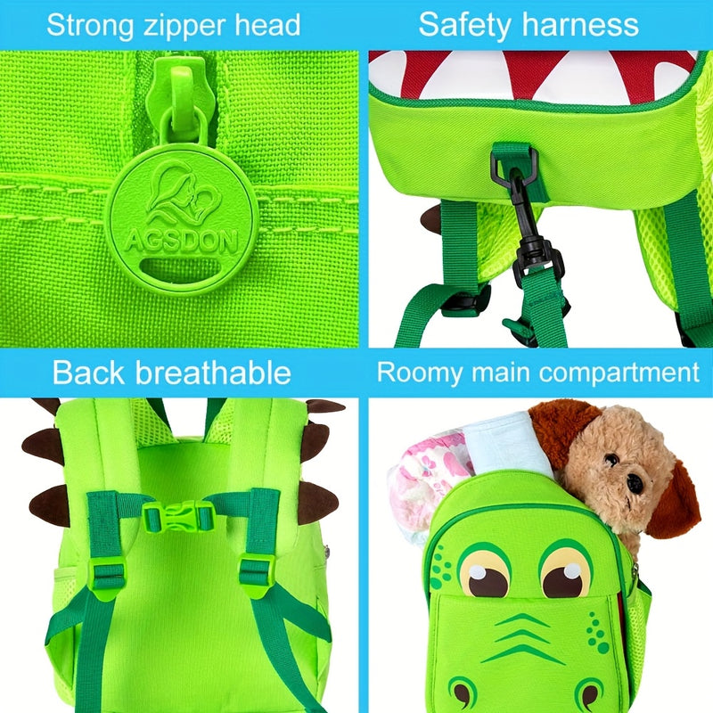 Dino Safety Harness Backpack – Lightweight, Durable & Adjustable