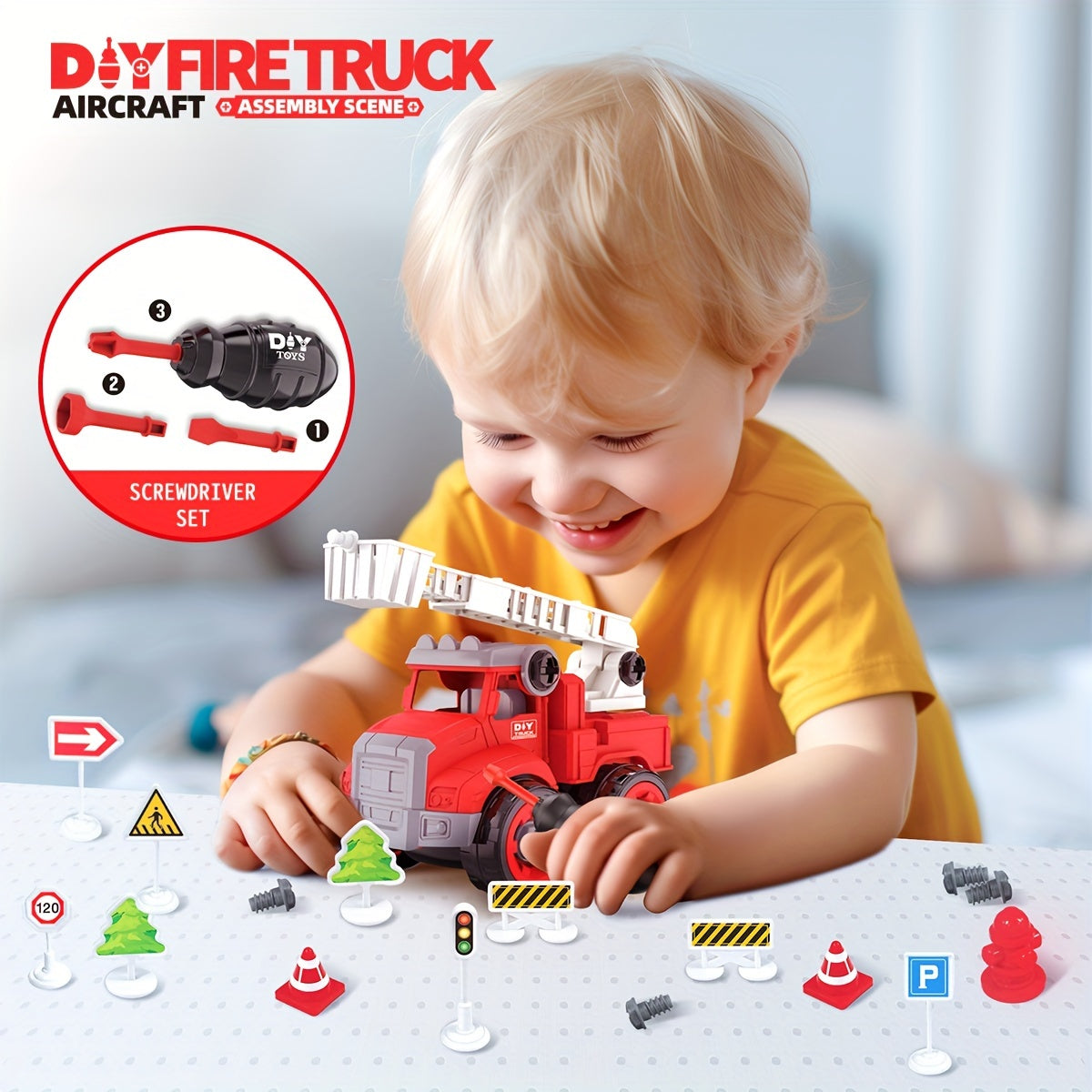 Firefighter Heroes Building Set - Create Your Own Fire Trucks and Save the Day