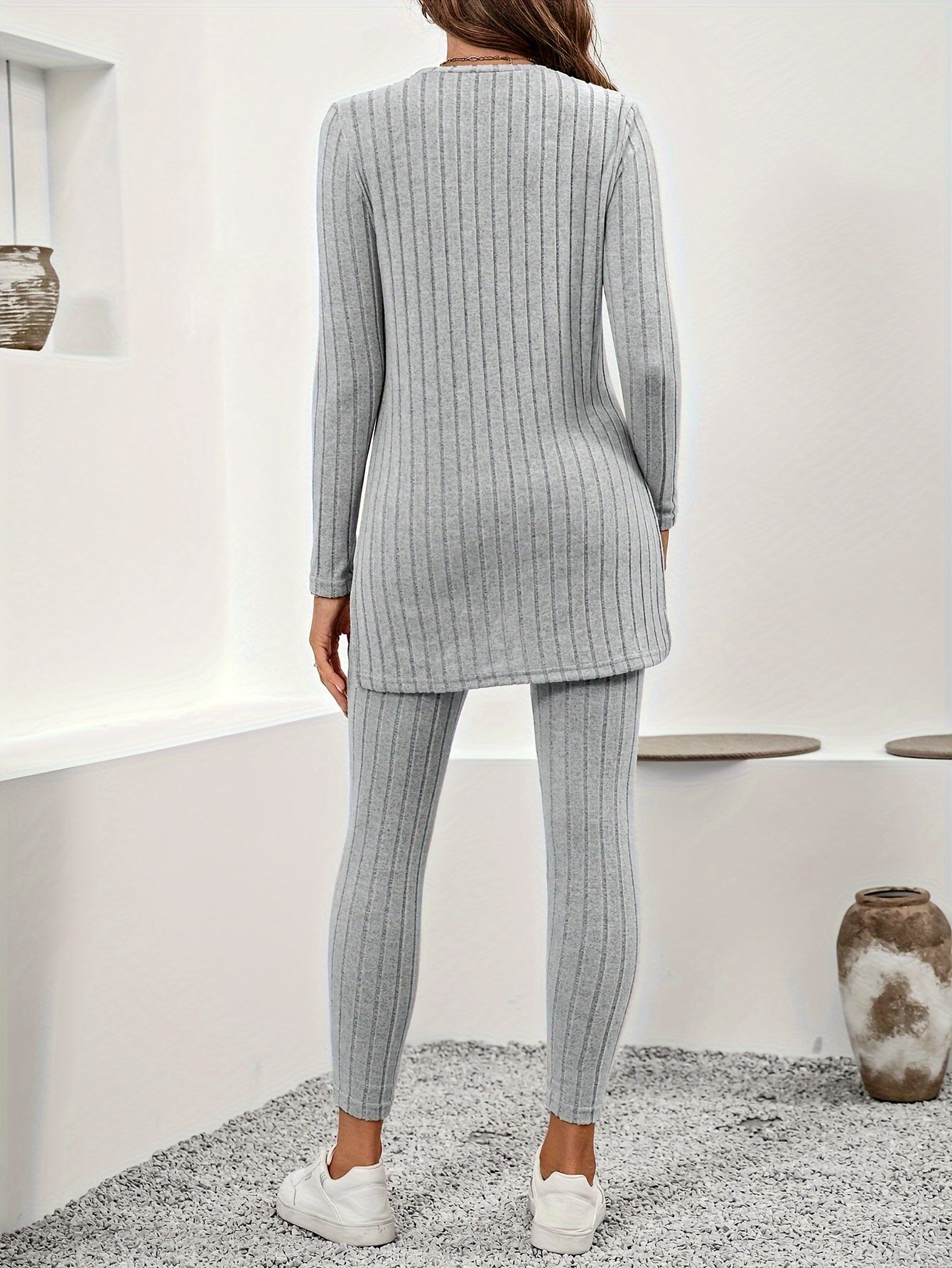 Mila Ribbed Jumpsuit - Comfortable and Stylish