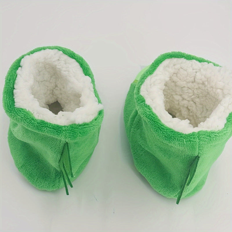 Dino and Reindeer Slippers for Kids - Warm and Playful for Home