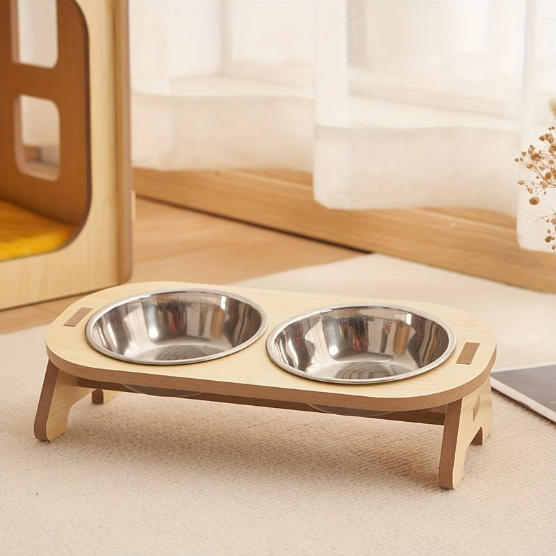 Elevated Cat Food Bowl Set – Durable and Comfortable Eating for Your Cat
