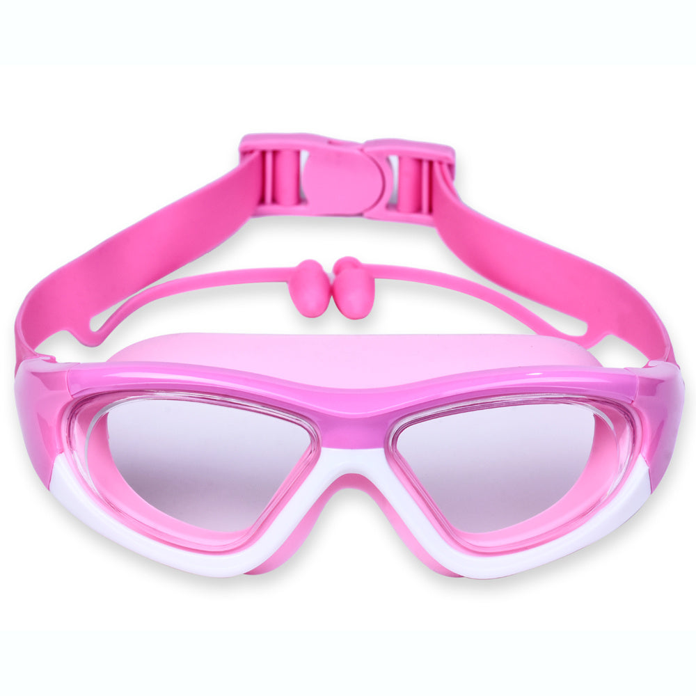 Kids Swim Goggles with Large Frame – Comfortable & Anti-Fog for Swimming Fun