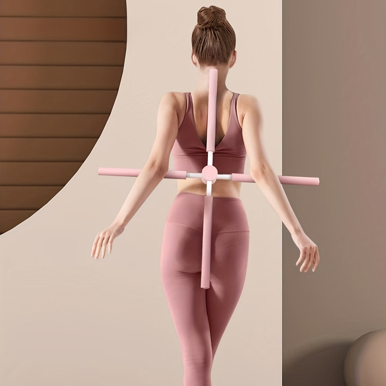Zen Yoga Holding Stick – Balance and Deep Stretch
