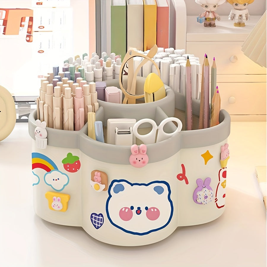 Colorful Animal Stationery Organizer - For a Cheerful Workspace