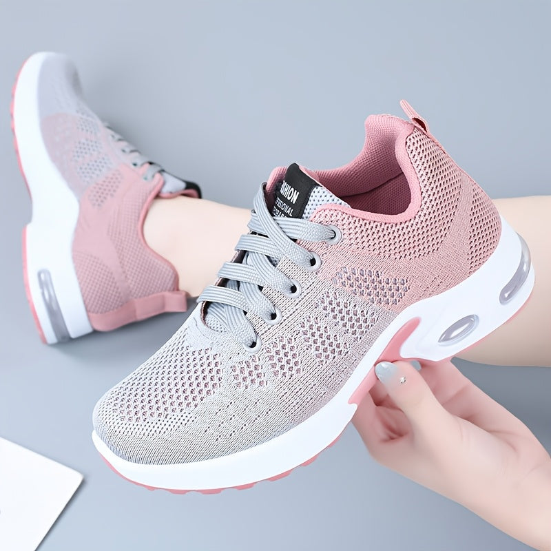 Trendy Women's Sneakers – Soft Sole and Breathable Mesh Design