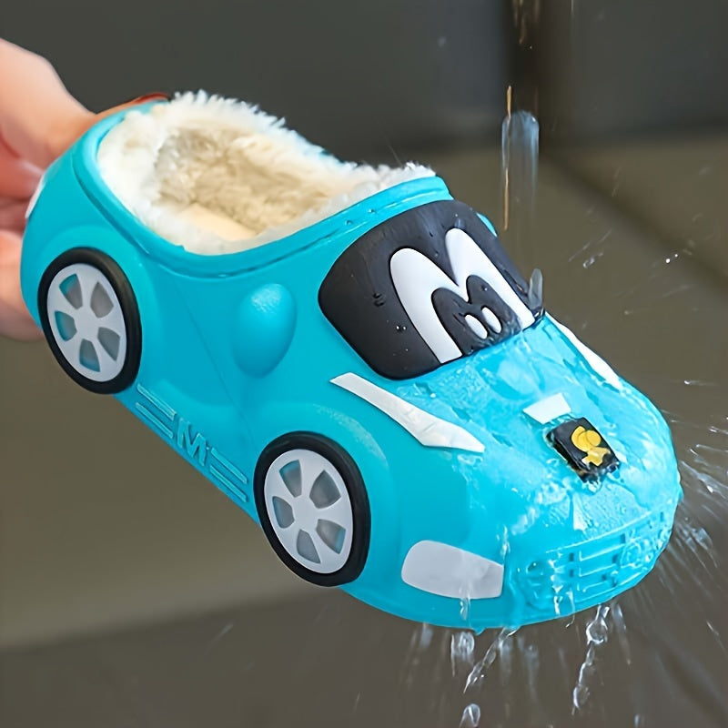 Joyful Car Slippers for Kids - Playful and Comfortable for Home