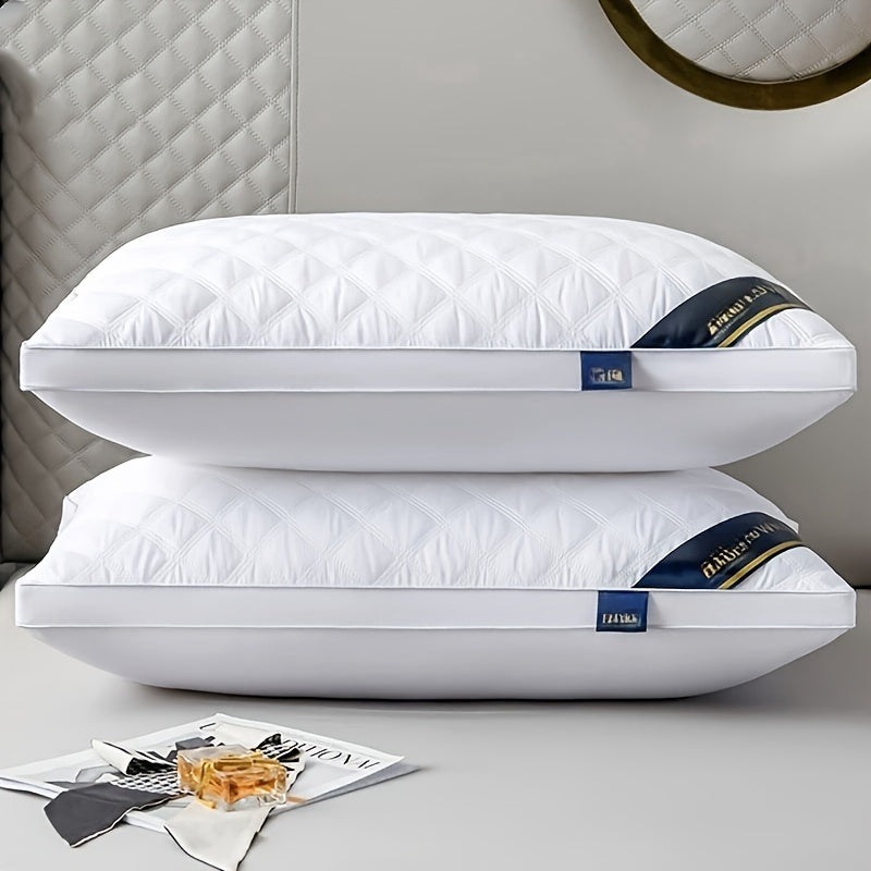 Sleep Comfort Set - 2 Hypoallergenic 3D Pillows for Hotel Quality Sleep