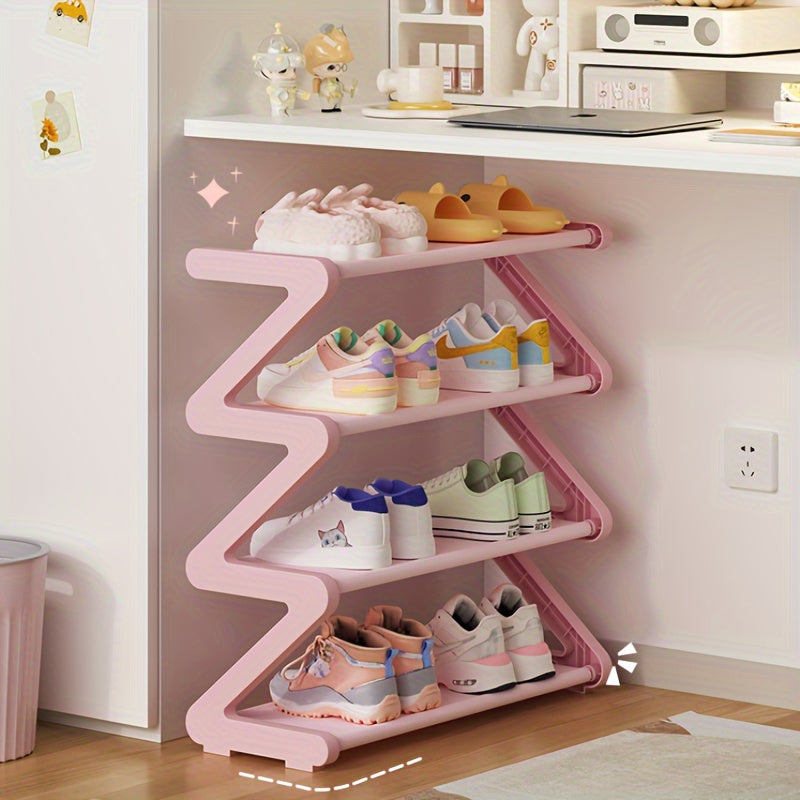 ZigZag ShoeRack - Stylish and Space-Saving Shoe Organizer