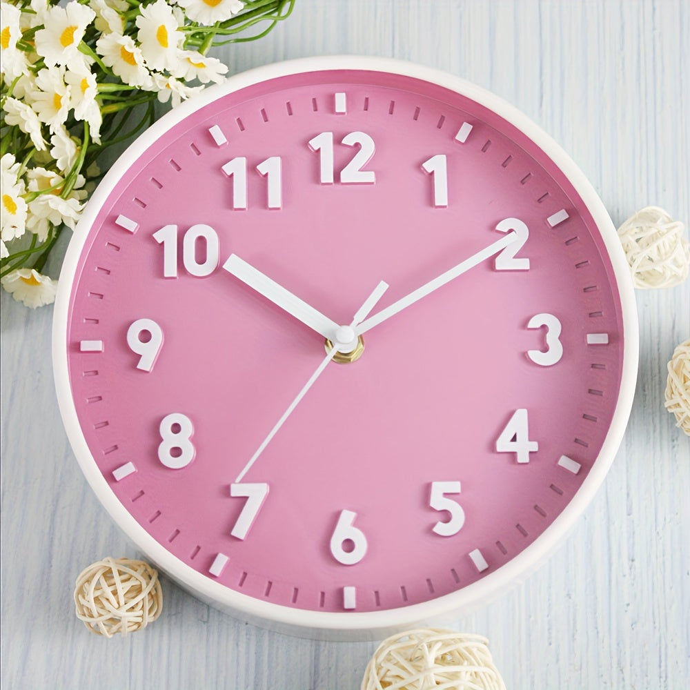 PinkTime Pink Wall Clock - Modern and Decorative for Any Room