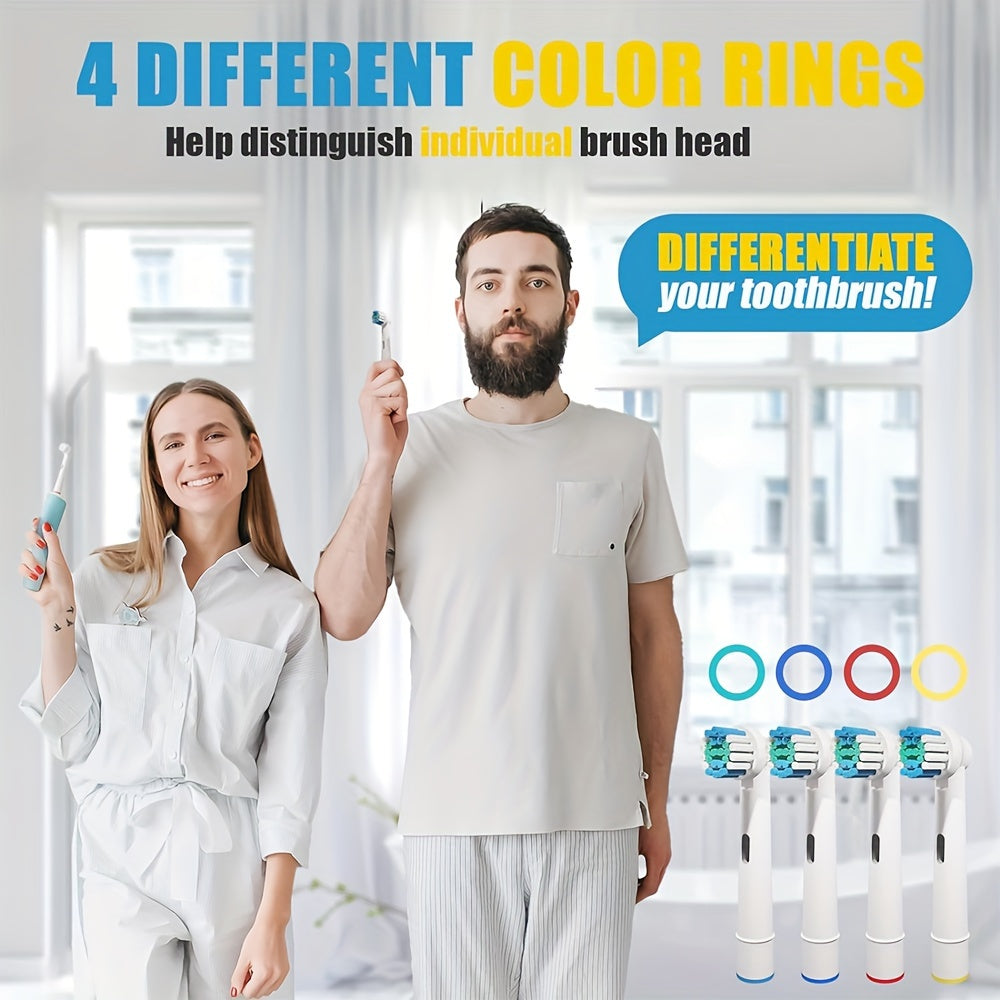16 Replacement Toothbrush Heads – Compatible with Oral-B Models and Provides Thorough Cleaning