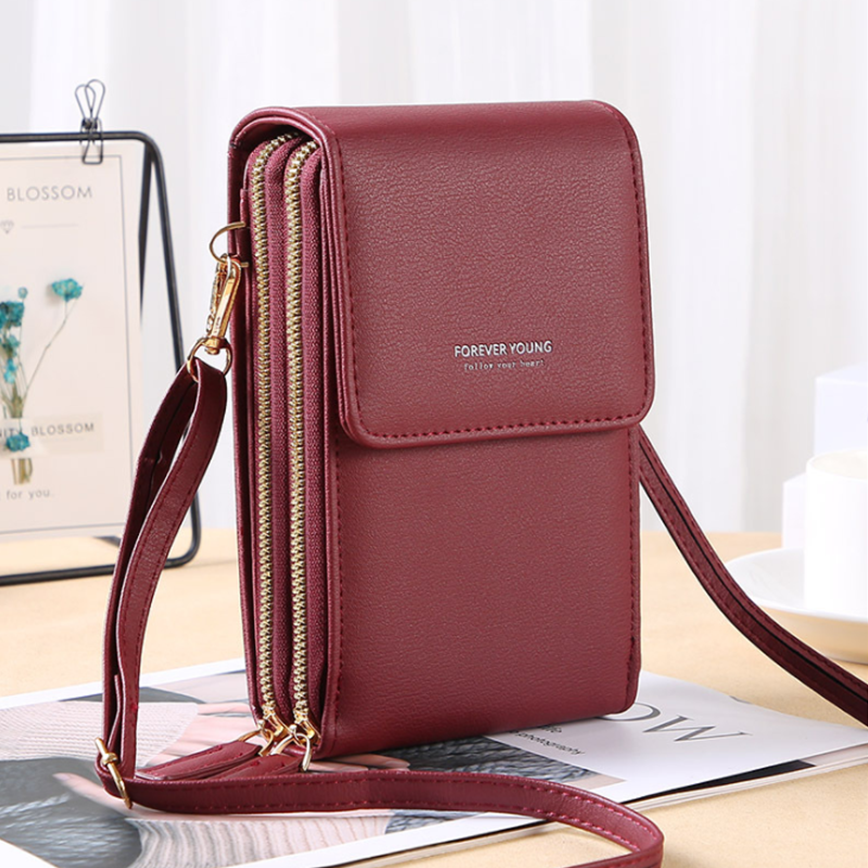Touchscreen Phone Bag with Wallet Function – Compact Crossbody for Daily Use