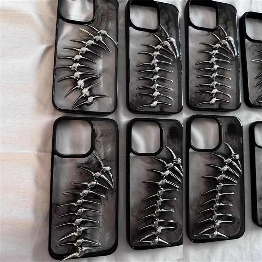 3D Herringbone Design Phone Case – Tough and Protective