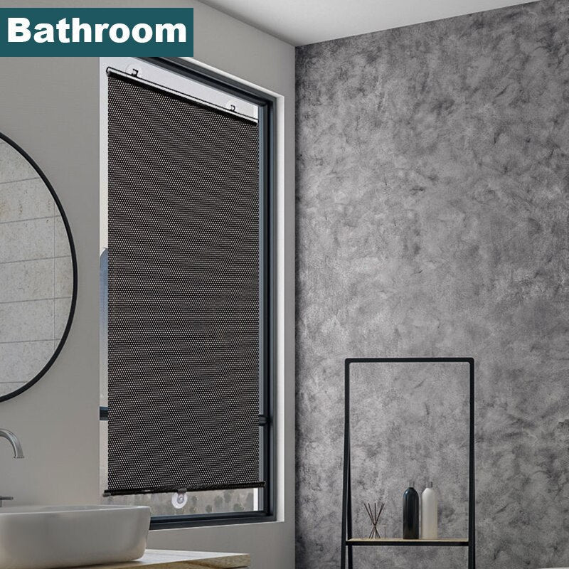 Sun-Blocking Roller Blind - Easy Installation and Protection