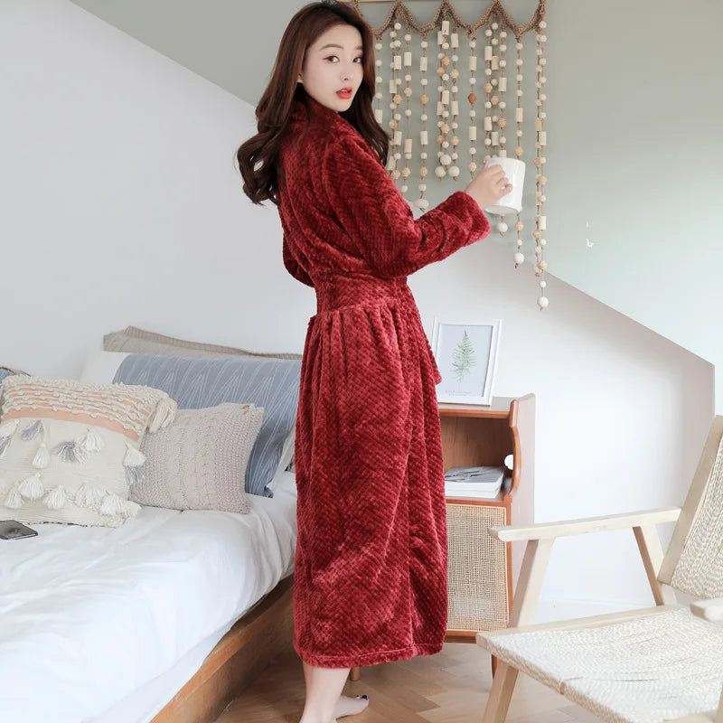 Soft Ladies Robe - Luxury Comfort for Home