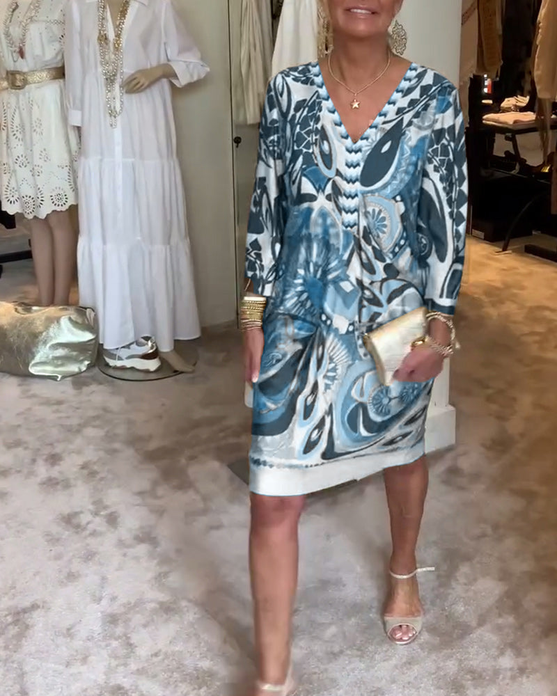 Vintage Vibe Dress - Elegant and Comfortable for Any Occasion