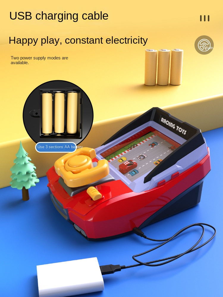 Kids Racing Game - Interactive Toy with Steering Wheel