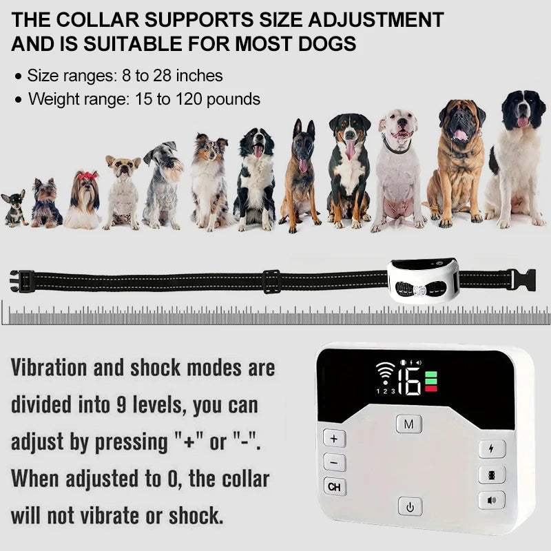PawGuard Wireless Dog Collar - Freedom and Safety for Your Dog