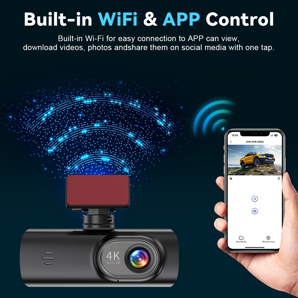 4K Ultra Dashcam – Smart Security and Sharp Images on Every Journey