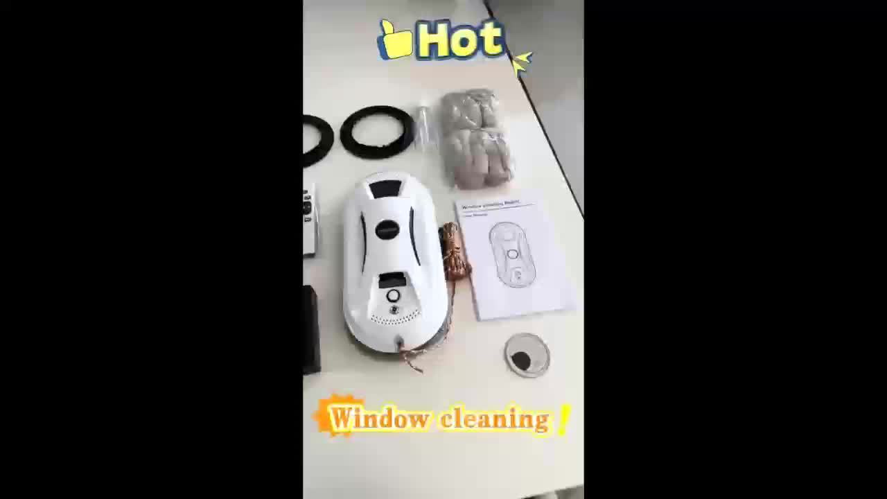 Fully Automatic Window Cleaner – Intelligent Glass Scrubber with Remote Control for Efficient Cleaning