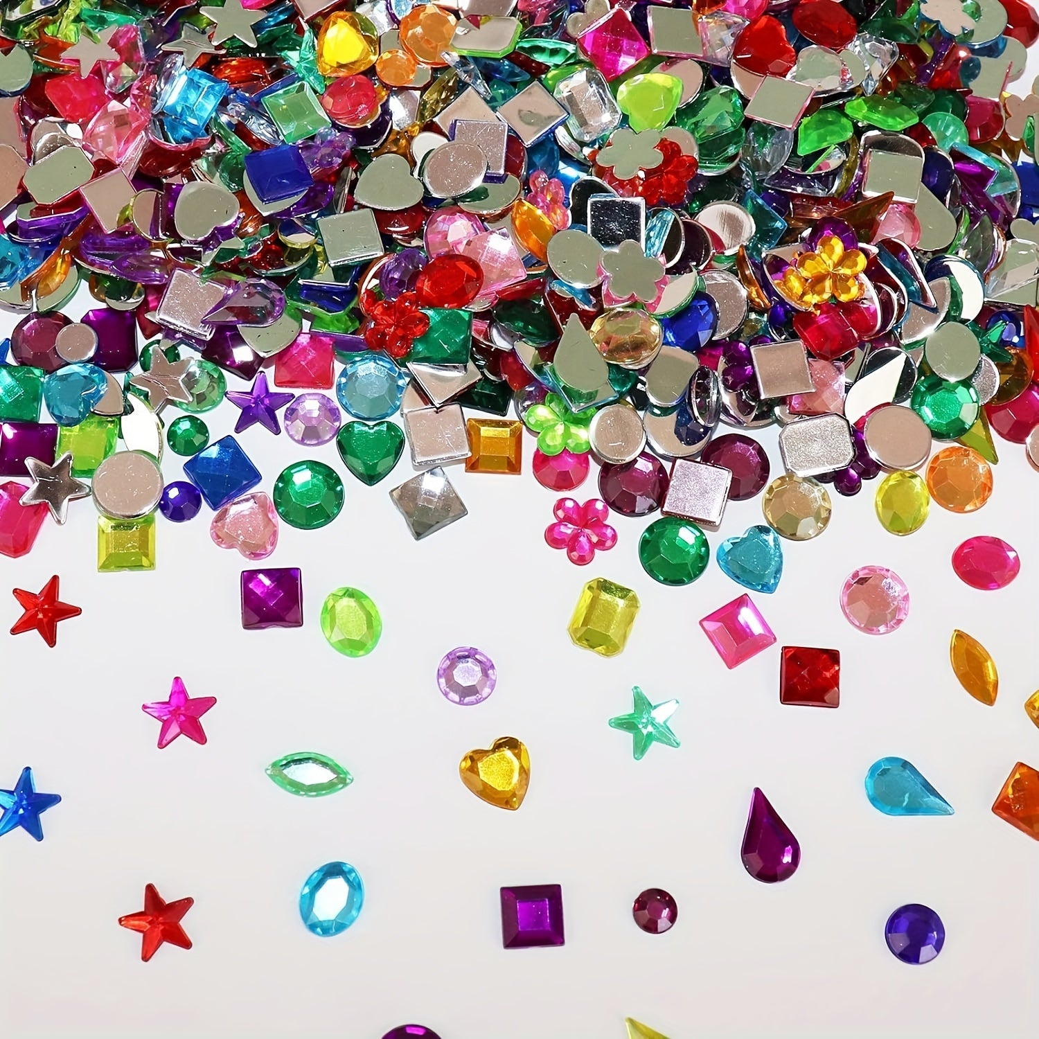 Decorative Acrylic Gems Set – Ideal for Parties and DIY Projects