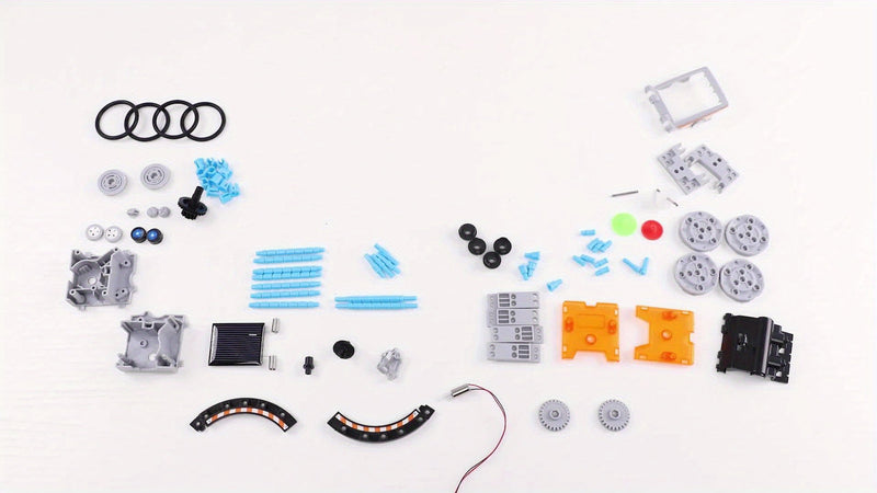 Solar Robo Builder - 12-in-1 Educational Construction Toy with Solar Power